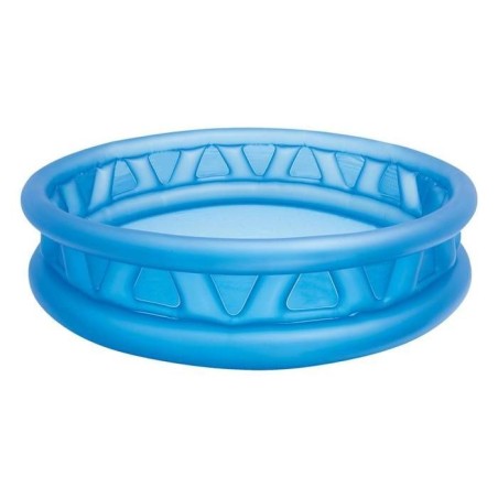Piscine gonflable ronde Soft Side Pool pour enfant et famille - INTEX - 188x46cm - Capacité 666L - Bleu