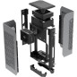 Boîtier PC - COOLER MASTER - NCORE 100 MAX, SFF, Gris, 850W, ATX, 120mm Ventilateurs, 2.5 SSD