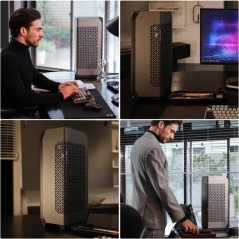 Boîtier PC - COOLER MASTER - NCORE 100 MAX, SFF, Gris, 850W, ATX, 120mm Ventilateurs, 2.5 SSD