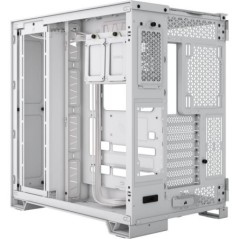 Boîtier PC - CORSAIR - 6500X  Tempered Glass Mid-Tower Dual Chamber - Blanc