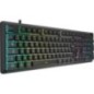 Clavier gaming filaire a membrane - CORSAIR - K55 CORE RGB - Rétroéclairage RGB 10 zones - Gris - Silencieux et réactif