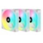 Ventilation PC - CORSAIR - QX RGB Series - iCUE LINK QX120 RGB WHITE - 120mm - Starter Kit Ventilation PC - CORSAIR - QX RGB Series - iCUE LINK QX120 RGB WHITE - 120mm - Starter Kit