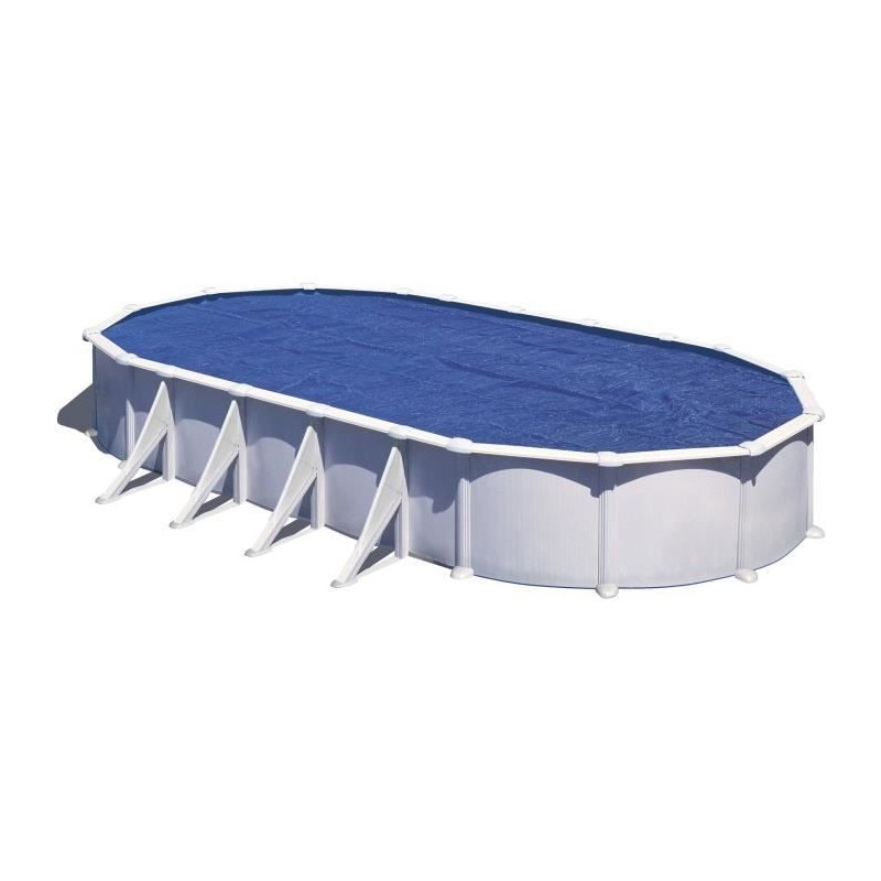 GRE - Bâche été a bulles pour piscine ovale de 5,00m x 3,00 m - Épaisseur 0,18mm GRE - Bâche été a bulles pour piscine ovale de 5,00m x 3,00 m - Épaisseur 0,18mm