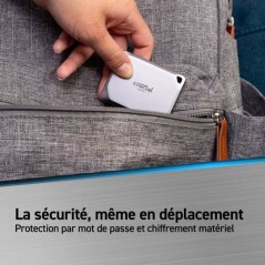 CRUCIAL- SSD Externe Portable - X9 Pro - 1 To - USB 3.0 - CT1000X9PROSSD9