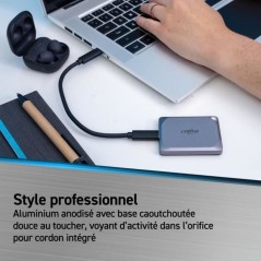 CRUCIAL- SSD Externe Portable - X9 Pro - 1 To - USB 3.0 - CT1000X9PROSSD9
