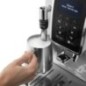 Machine expresso automatique avec broyeur - DELONGHI Dinamica ECAM350.35.W - Blanc - buse vapeur - 15 bar - Machine a café grai