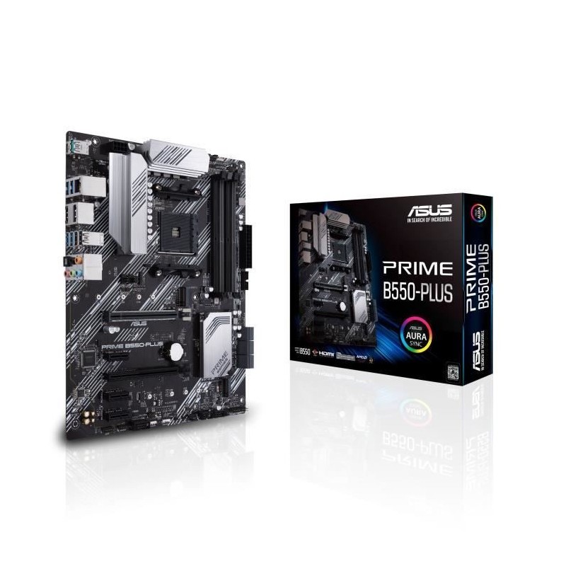 Carte Mere - ASUS - PRIME B550-PLUS - Socket AM4 - 3rd Génération AMD Ryzen Processeurs Carte Mere - ASUS - PRIME B550-PLUS - Socket AM4 - 3rd Génération AMD Ryzen Processeurs