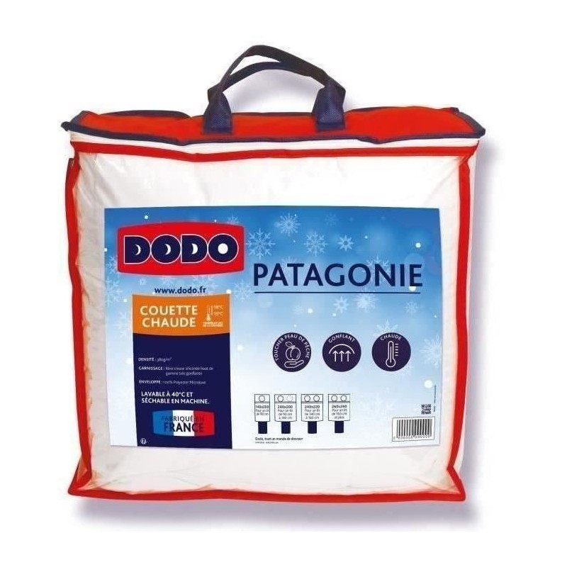 DODO Couette chaude Patagonie Blanc - 220x240 cm
