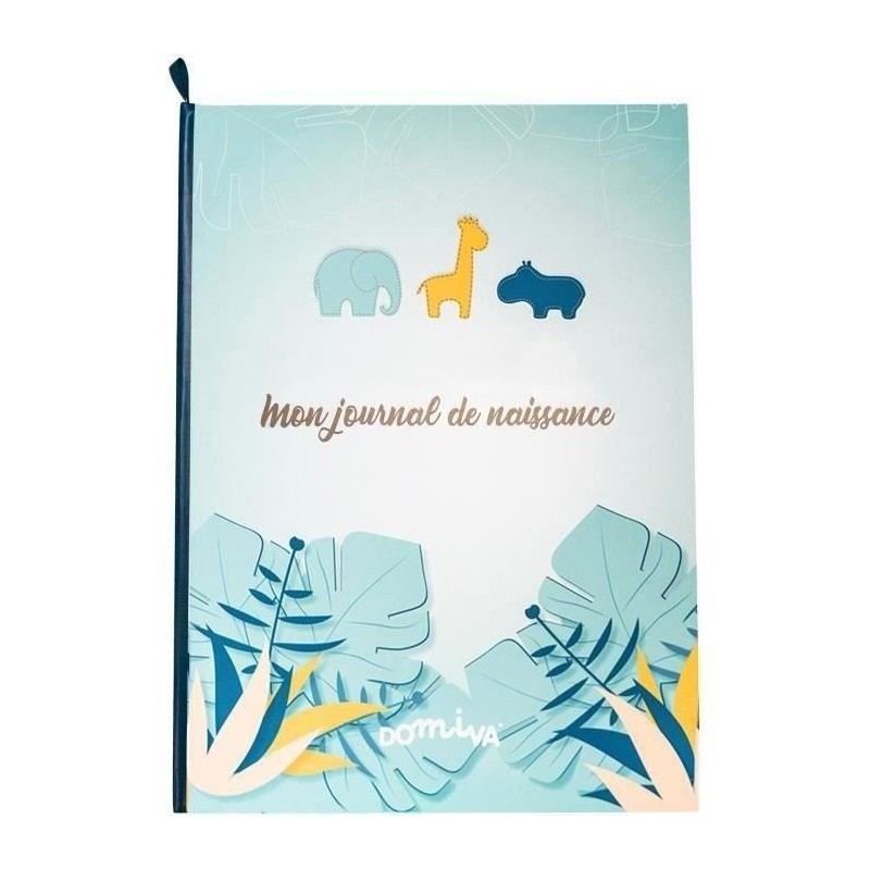 DOMIVA Livre naissance Zanimo - Bleu - 31,5 x 22 cm DOMIVA Livre naissance Zanimo - Bleu - 31,5 x 22 cm