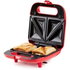 DOMO - DO9242W - Appareil a croque monsieur - 5 en 1 - 5 jeux de plaques anti-adhésives interchangeables - 750W