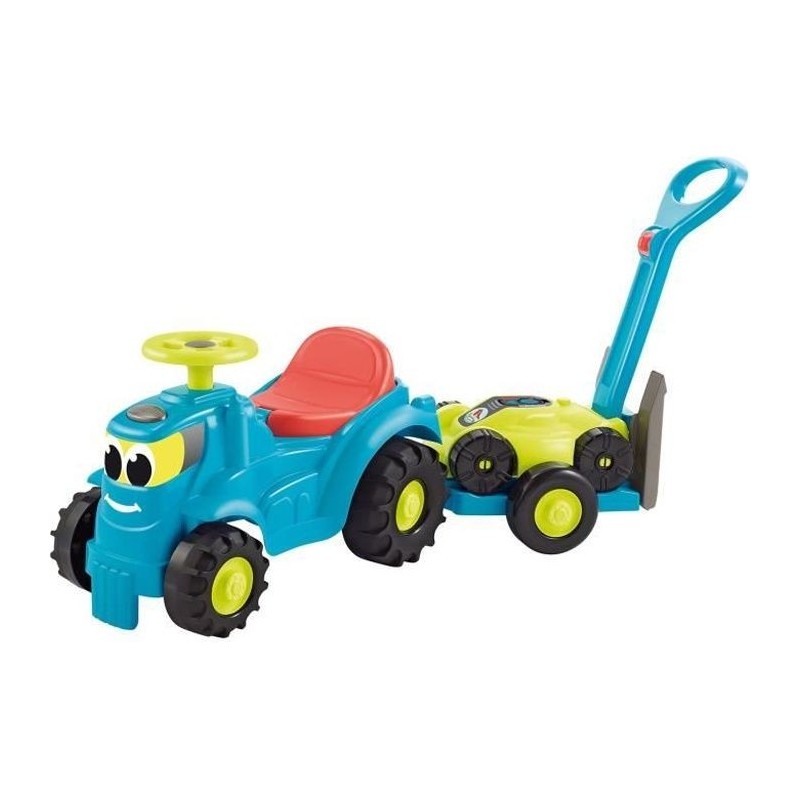 Porteur Tracteur remorque + tondeuse 103,5 cm - ECOIFFIER - Pour bébé - Multicolore - Origine France Garantie Porteur Tracteur remorque + tondeuse 103,5 cm - ECOIFFIER - Pour bébé - Multicolore - Origine France Garantie