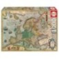 Puzzle Carte d'Europe - 1000 pieces - Marque Educa - Theme Voyage et cartes Puzzle Carte d'Europe - 1000 pieces - Marque Educa - Theme Voyage et cartes