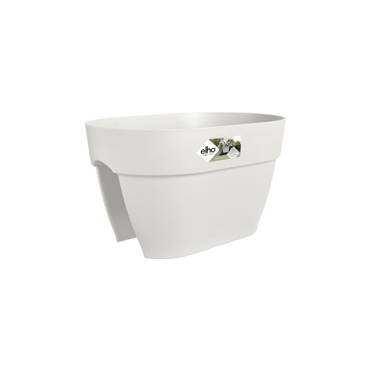 Planteur ELHO Vibia Campana Flower Bridge 40 - Blanc Soie - Balcon extérieur