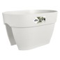 Planteur ELHO Vibia Campana Flower Bridge 40 - Blanc Soie - Balcon extérieur