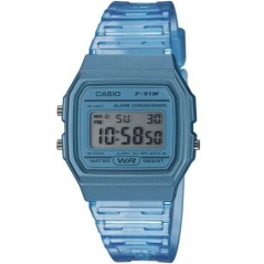CASIO Collection Montre F-91WS-2EF chrono, alarme, calendrier auto