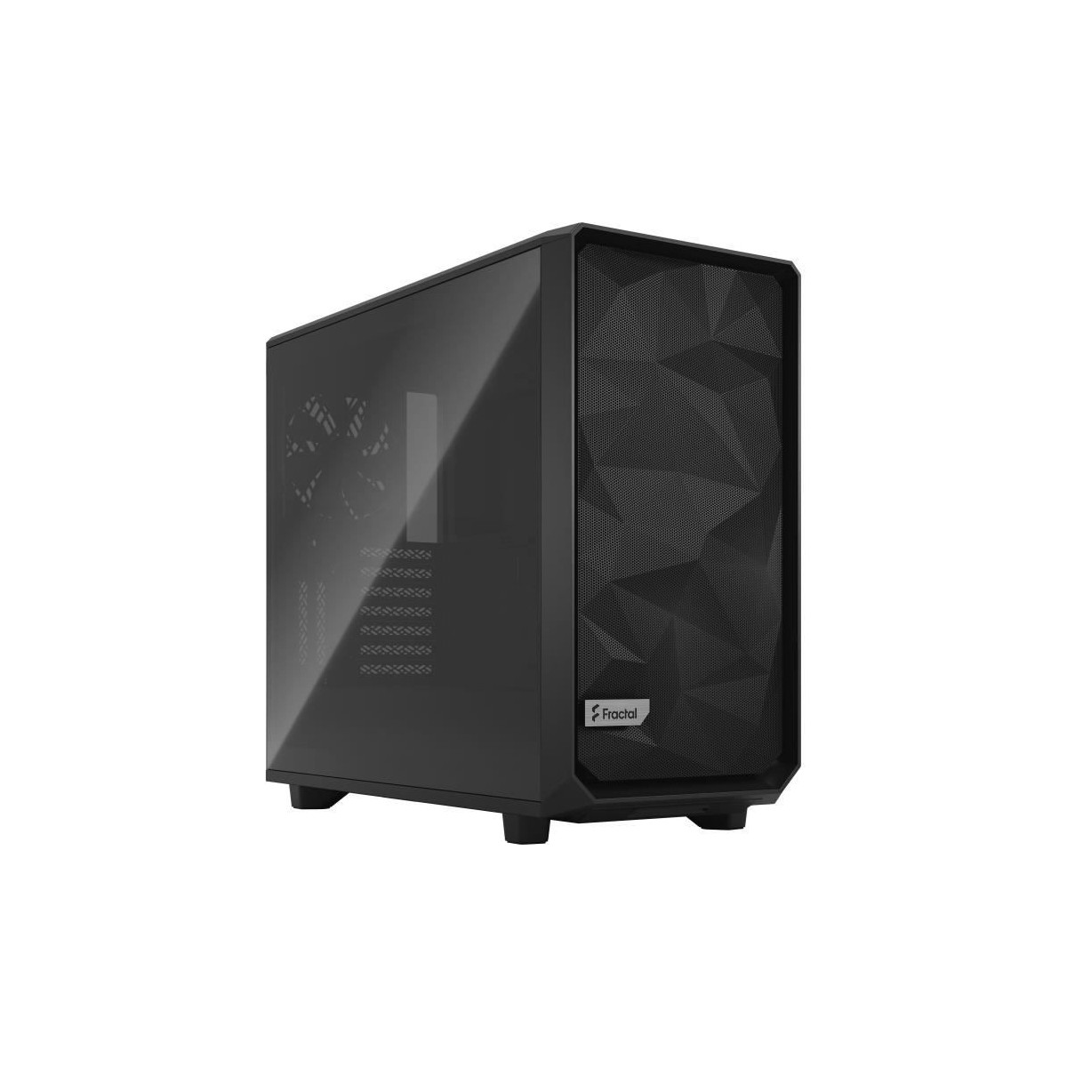 FRACTAL DESIGN BOITIER PC Meshify 2 - Noir - Verre trempé - Format ATX (FD-C-MES2A-03)
