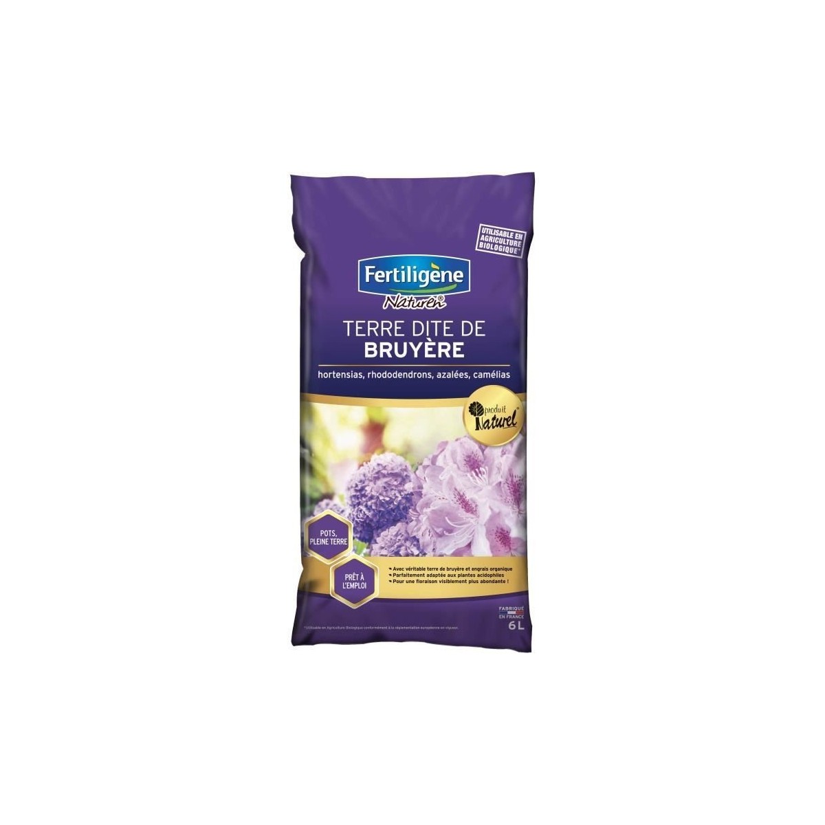 FERTILIGeNE - Terre dite de bruyere 6L
