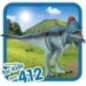 Figurine Cryolophosaure - SCHLEICH - Dinosaurs - Modele violet - Pour enfants de 3 ans et plus