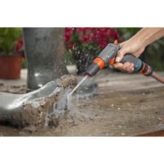 Pistolet d'arrosage et nettoyage GARDENA Comfort - Jet concentré & brume - Verrouillage du jet - Garantie 5 ans