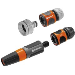 GARDENA Dévidoir portable Classic 15 équipé  Longueur tuyau 15m  Ø11mm  Kit complet pret a l'emploi  Garantie 5 ans 
