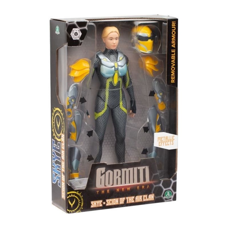 Figurine articulée - GORMITI - Scion avec armure Modele Air - 27 cm - a partir de 4 ans - GRV033 Figurine articulée - GORMITI - Scion avec armure Modele Air - 27 cm - a partir de 4 ans - GRV033