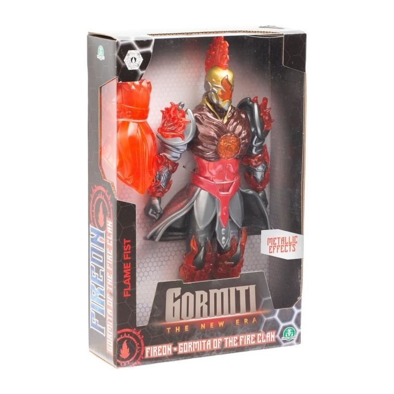 Figurine articulée - GORMITI - Gormiti avec arme Modele Feu - 27 cm - a partir de 4 ans - GRV063 Figurine articulée - GORMITI - Gormiti avec arme Modele Feu - 27 cm - a partir de 4 ans - GRV063