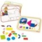 Jeu éducatif - GOULA - Coffret formes magnétiques - 12 activités avec 24 pieces en bois Jeu éducatif - GOULA - Coffret formes magnétiques - 12 activités avec 24 pieces en bois