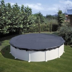 GRE - Bâche d'hivernage  pour piscine tubulaire hors-sol  ronde Ø4/4,6m - 180g/m² en polyéthylene