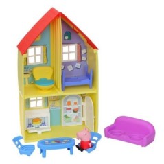 Peppa Pig La maison familiale de Peppa, Jouet pour enfants d'âge préscolaire, comprenant une figurine et 6 accessoires, des 3 