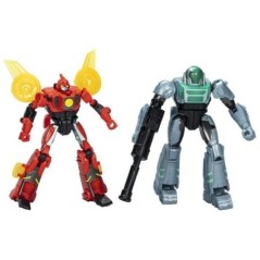 Figurines Terran Twitch et Robby Malto, jouets interactifs pour filles et garçons, Transformers EarthSpark Cyber-Combiner, des 