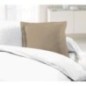 LOVELY HOME Lot de 2 Taies d'Oreillers 100% coton 63x63 cm - Beige LOVELY HOME Lot de 2 Taies d'Oreillers 100% coton 63x63 cm - Beige