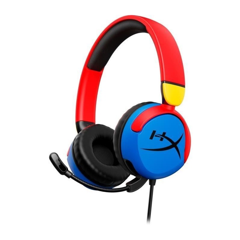 Casque Gamer Filaire - HyperX Cloud Mini - pour PC & console - Multicolore Casque Gamer Filaire - HyperX Cloud Mini - pour PC & console - Multicolore