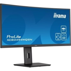Ecran PC Incurvé - IIYAMA XCB3494WQSN-B5 - 34 UWQHD - Dalle VA - 0.4 ms - 120Hz - HDMI  / DisplayPort / USB / KVM / Docking USB