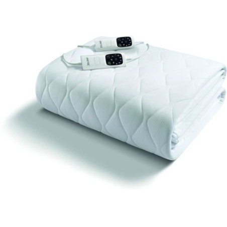 Surmatelas Chauffant - Imetec - 2 Places Adapto Maxi, 195x165 cm - 6 Températures - Tissu Hypoallergénique - Température Cons