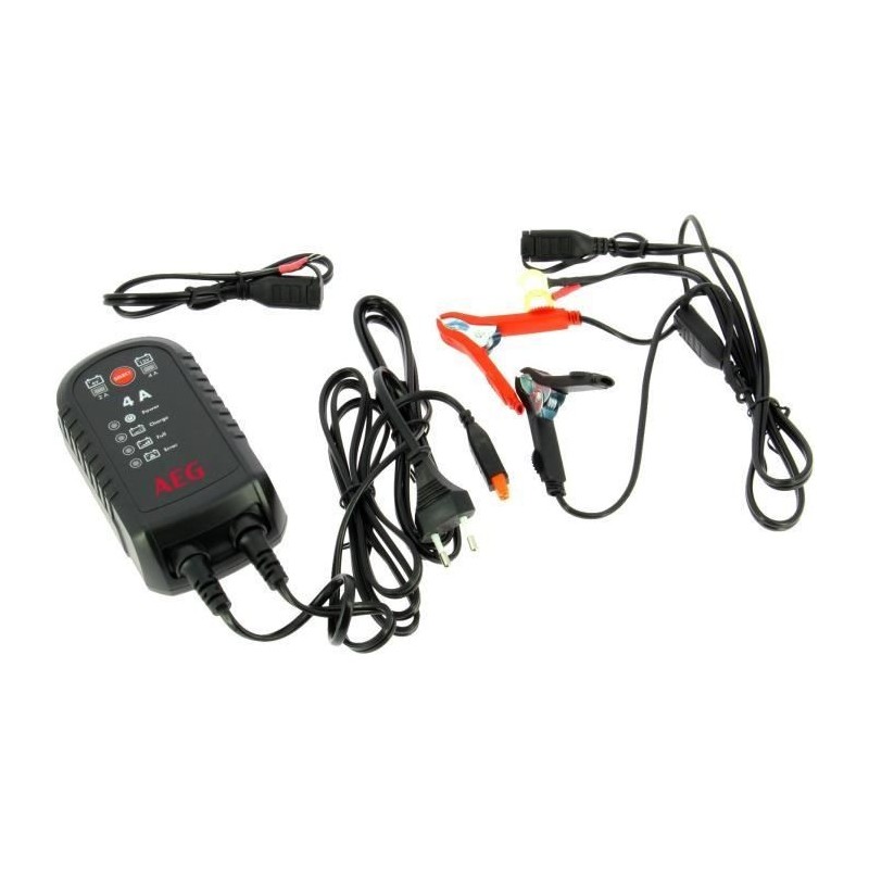 Chargeur batterie - AEG - 5183 - 4000 mA - Jusqu'a 75 Ah - 230V Chargeur batterie - AEG - 5183 - 4000 mA - Jusqu'a 75 Ah - 230V