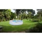 Kit Piscine hors sol tubulaire INTEX - Pris Frame - 488 x 122 cm - Ronde (Pompe, bâche, tapis de sol et échelle) - 26746NP