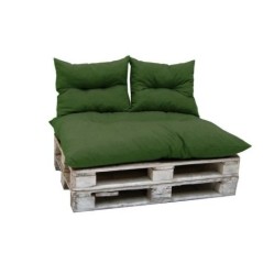 Kit palette classic - Matelas avocat + 2 coussins dossier - JARDIN PRIVE