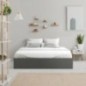 ECLIPSE Lit adulte + coffre de journée - Tissu gris foncé - 160 x 200 cm ECLIPSE Lit adulte + coffre de journée - Tissu gris foncé - 160 x 200 cm