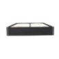 ECLIPSE Lit adulte + coffre de journée - Tissu gris foncé - 160 x 200 cm ECLIPSE Lit adulte + coffre de journée - Tissu gris foncé - 160 x 200 cm
