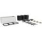 Jardiniere Trio Cottage 30 - LEC - kit complet - blanc - résistant aux intempéries Jardiniere Trio Cottage 30 - LEC - kit complet - blanc - résistant aux intempéries
