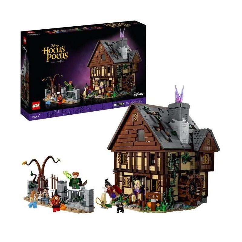 LEGO Ideas Hocus Pocus Disney : le manoir des soeurs Sanderson 21341 -Set de construction - Un cadeau d'Halloween pour les adult LEGO Ideas Hocus Pocus Disney : le manoir des soeurs Sanderson 21341 -Set de construction - Un cadeau d'Halloween pour les adult
