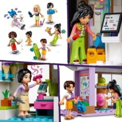 LEGO 42604 Friends Le Centre Commercial de Heartlake City, Jouet de Poupée pour Filles et Garçons, Kit avec Personnages