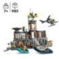 LEGO 60419 City La Prison de la Police en Haute Mer, Jouet avec Hélicoptere et Bateau, 7 Minifigurines et Figurine de Chien LEGO 60419 City La Prison de la Police en Haute Mer, Jouet avec Hélicoptere et Bateau, 7 Minifigurines et Figurine de Chien