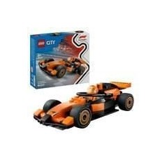 LEGO City 60442 Voiture de course McLaren avec pilote de F1 - Jouet pour garçon des 6 ans