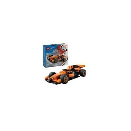 LEGO City 60442 Voiture de course McLaren avec pilote de F1 - Jouet pour garçon des 6 ans