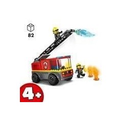LEGO City 60463 Camion de pompiers avec échelle - Jeu de construction - Enfants des 4 ans