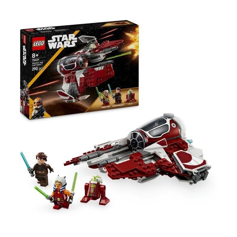 LEGO Star Wars : The Clone Wars 75401 Le Jedi Interceptor d'Ahsoka - Jeu de construction LEGO Star Wars : The Clone Wars 75401 Le Jedi Interceptor d'Ahsoka - Jeu de construction