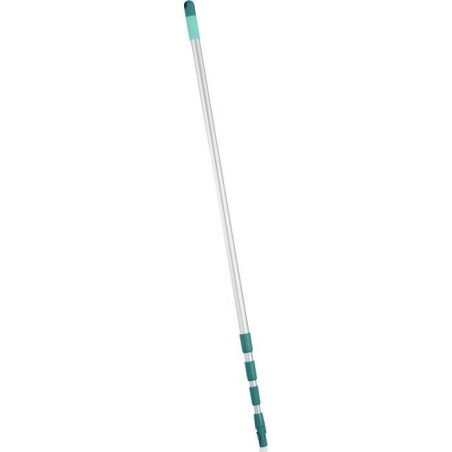 Manche Télescopique 145 a 400 cm 41523 Leifheit, manche a balais réglable et extensible, Click-system , pour nettoyage sols, v