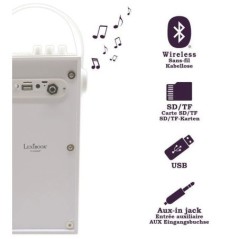 Enceinte Karaoké Enfant - LEXIBOOK - iParty - Bluetooth V5.0 - Effets Lumineux