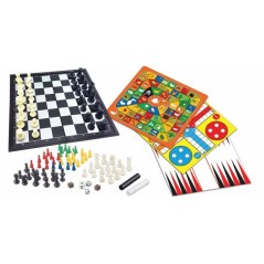 Jeux de société magnétiques  coffret 8 jeux en 1, De 2 a 6 joueurs